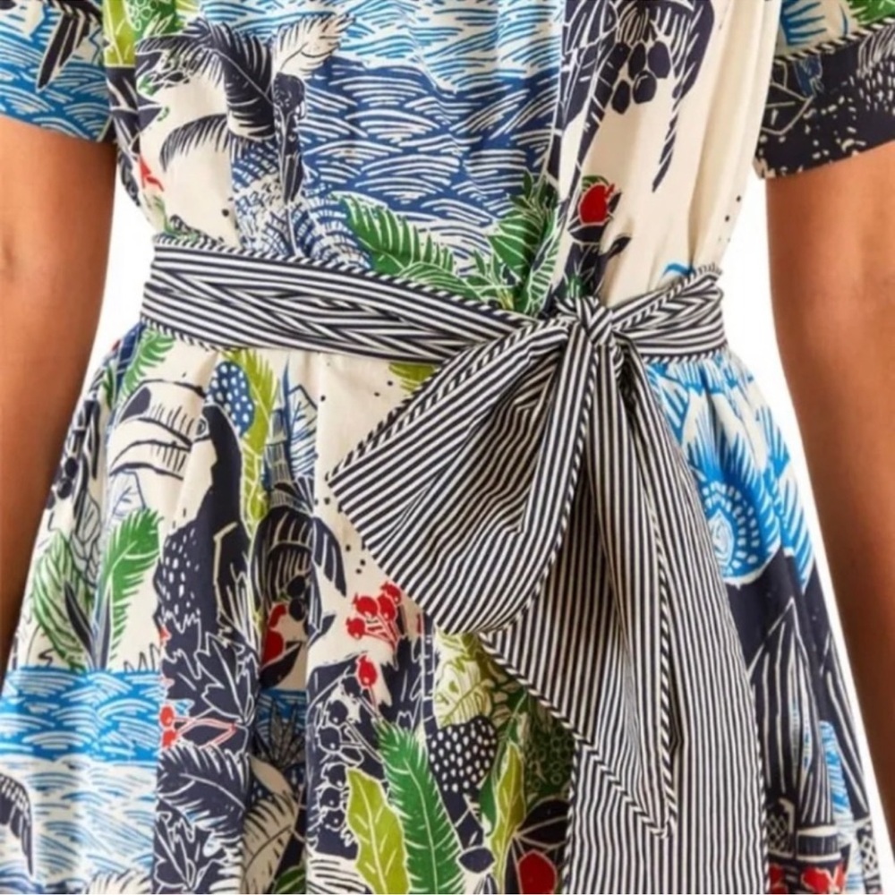FARM Rio Multicolor Printed Maxi Dress with Navy Accents - Picture 3 of 13